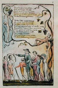 Il verde echeggiante, tavola 2 (Bentley 7) da Songs of Innocence and of Experience, c.1789-94